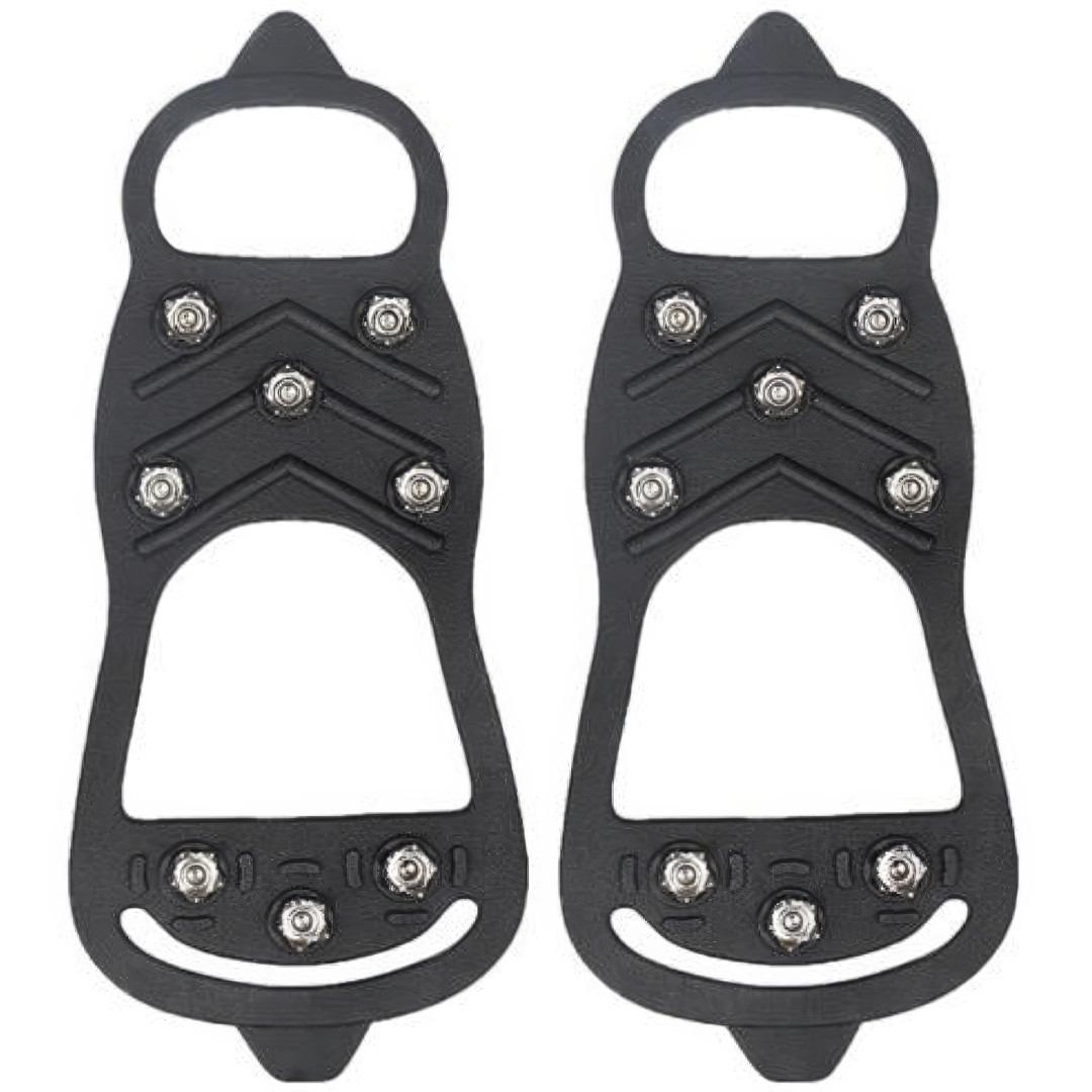 Льодоступи для зимових прогулянок на 8 шипів Чорний (6382)