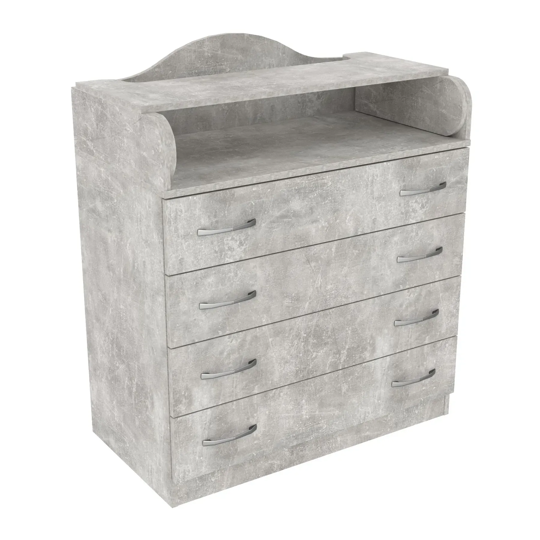 Комод пеленальний Kontinent №1 зі знімними бортиками 86,4х46,5х102 см Бетон (81732478) - фото 1 Комод пеленальний Kontinent №1 зі знімними бортиками 86,4х46,5х102 см Бетон (81732478) - фото 1