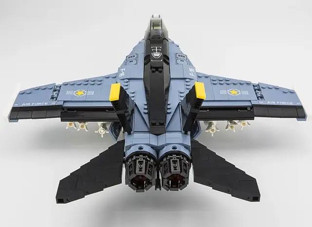 ᐉ Конструктор JIE STAR Великий Винищувач F-16 з рухомими