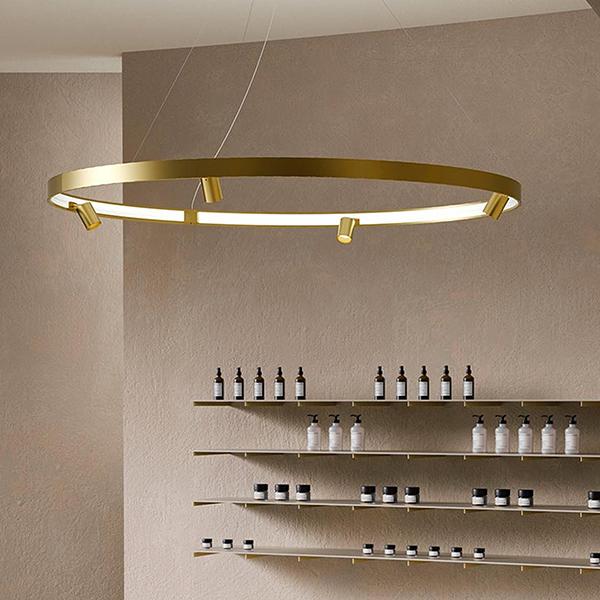 Люстра LED Ring D74 Gold - фото 2