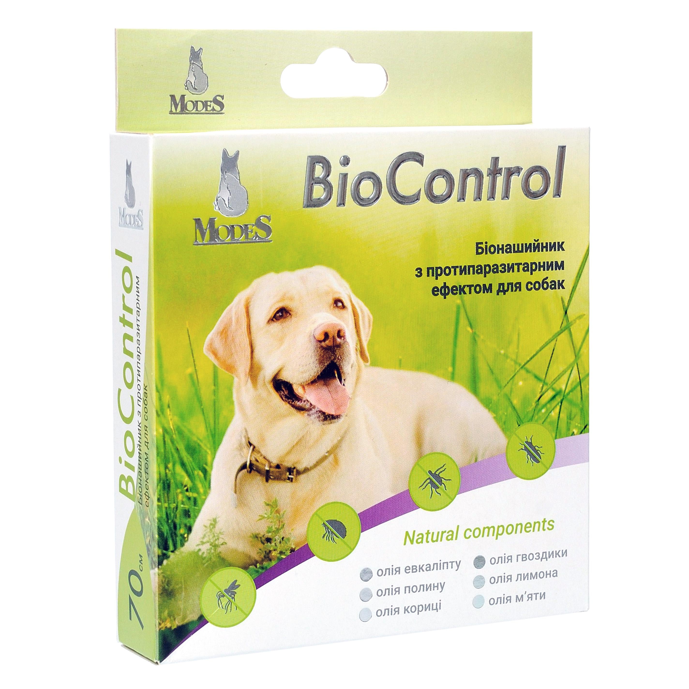 Біонашийник ModeS BioControl з протипаразитарним ефектом для собак 70 см (27850432) Біонашийник ModeS BioControl з протипаразитарним ефектом для собак 70 см (27850432)