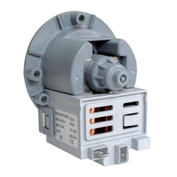 Насос помпа универсальный P25-1 крепление на 3 самореза для стиральных машин - фото 2 Насос помпа универсальный P25-1 крепление на 3 самореза для стиральных машин - фото 2