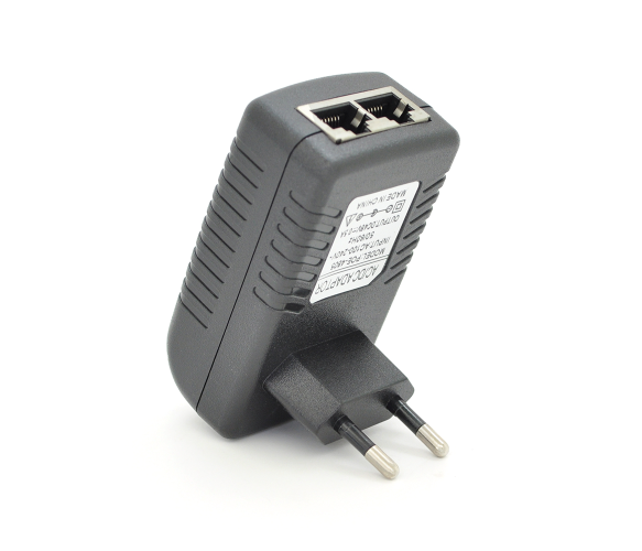 Інжектор POE для IP камер VOLTRONIC 48V 24W 220V Black (27316294)