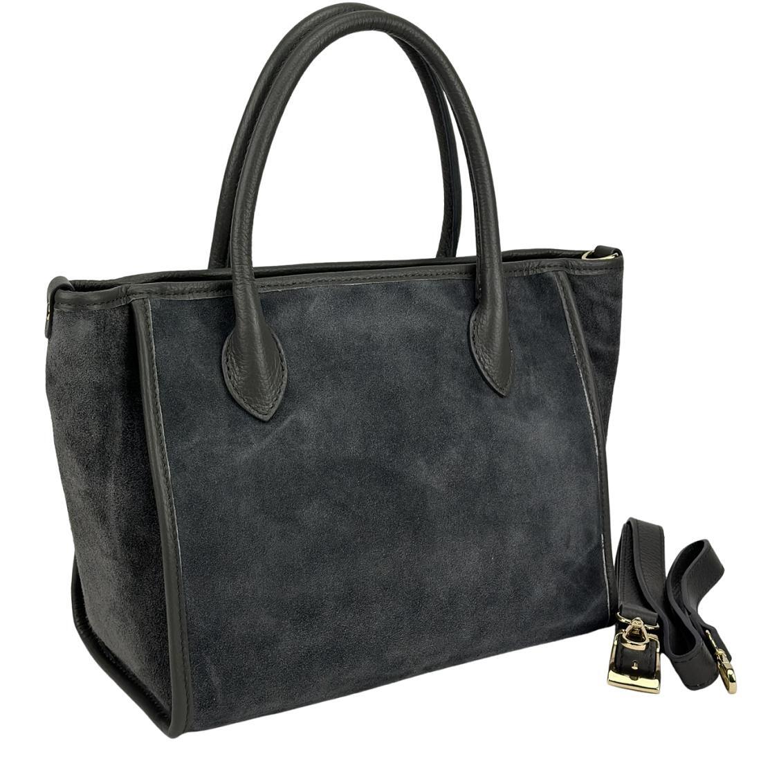 Жіноча сумка Royal Bag F-IT-7685DG замшева Сірий (8023) Жіноча сумка Royal Bag F-IT-7685DG замшева Сірий (8023)