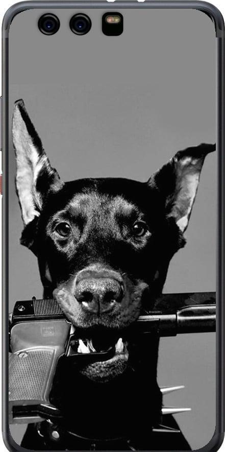 Чехол на Huawei P10 Plus Доберман (2745t-963-42517)