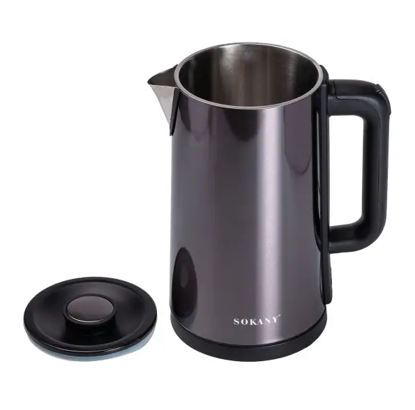 Электрочайник Sokany SK-09018 дисковый 3 л Шоколадный - фото 3 Электрочайник Sokany SK-09018 дисковый 3 л Шоколадный - фото 3