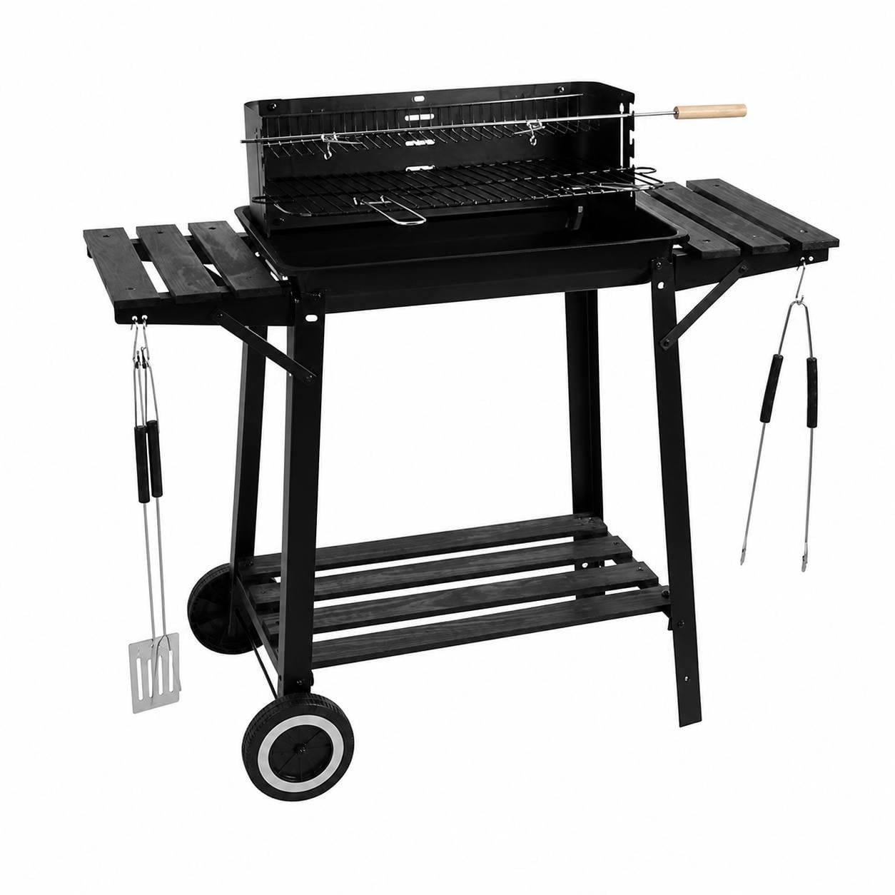 Гриль садовый угольный Kaminer 27320 с вертелом BBQ мангал (34502924)