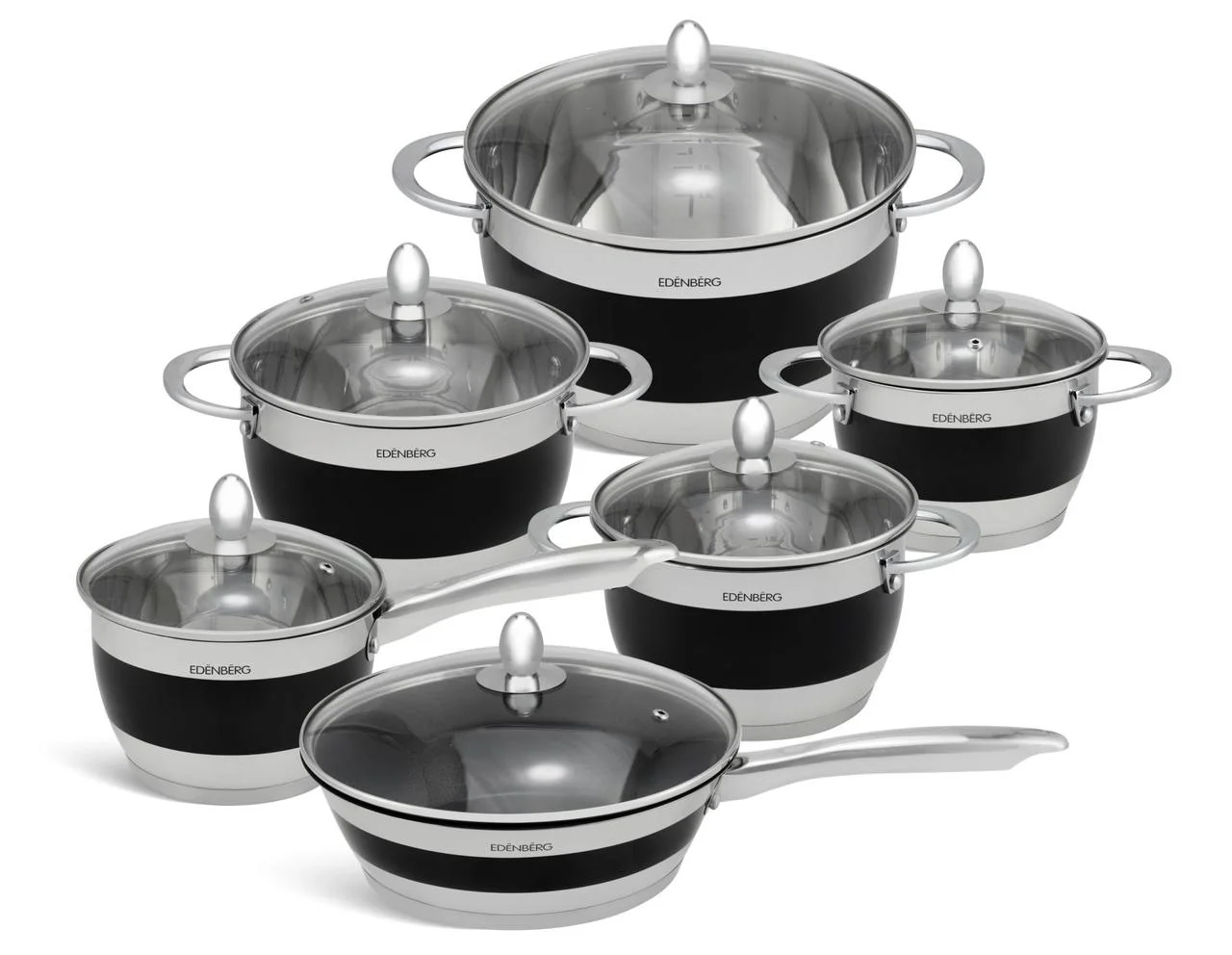 Набор кастрюль Edenberg EB-4049 12 пр. Набор кастрюль Edenberg EB-4049 12 пр.