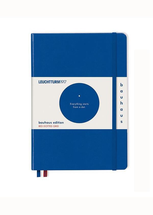 Блокнот Leuchtturm1917 Bauhaus Edition средний королевский точка Синий (359618) - фото 1