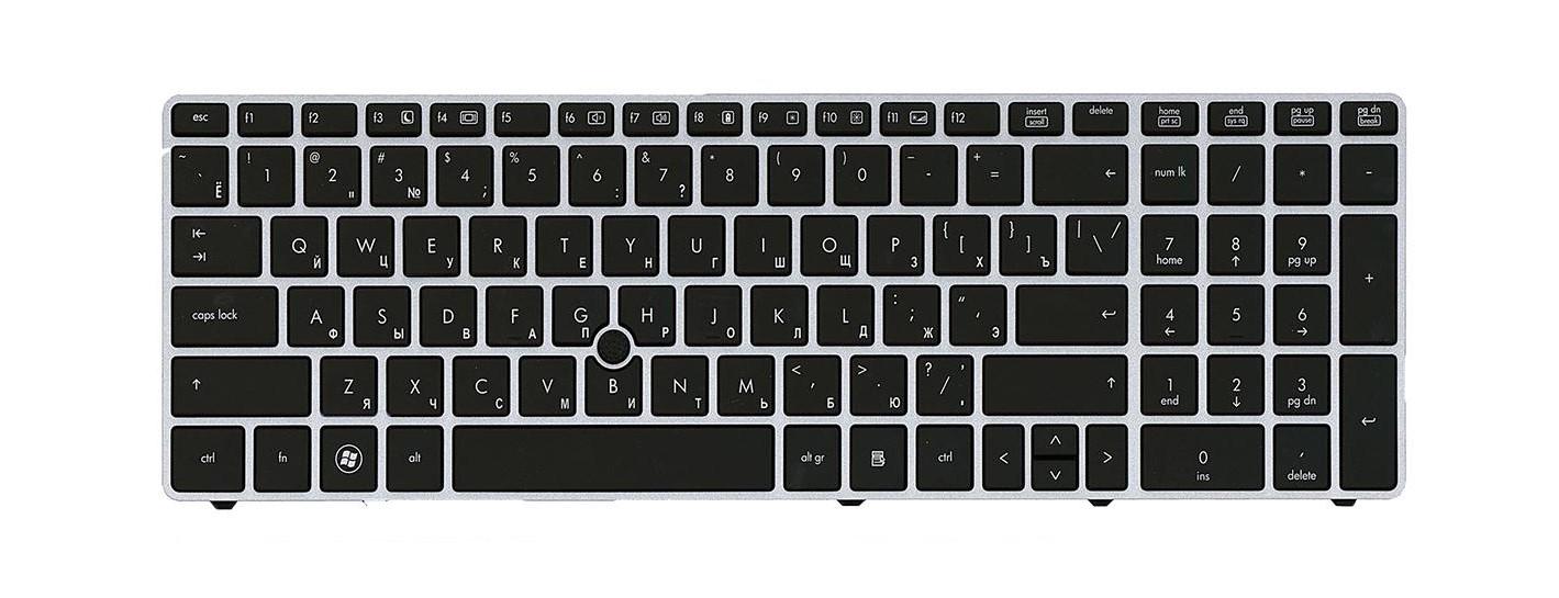 Клавиатура для ноутбука HP Compaq 6565B матовая (641179-251)