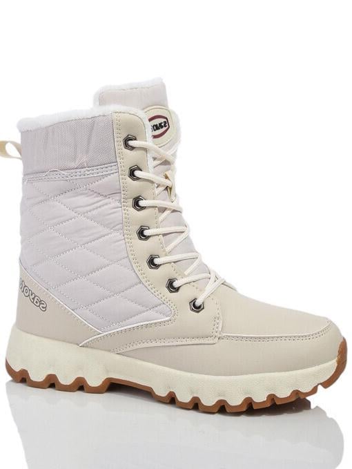 Дутики с натуральной овчиной Sayota BN856-4 р. 37 Молочный