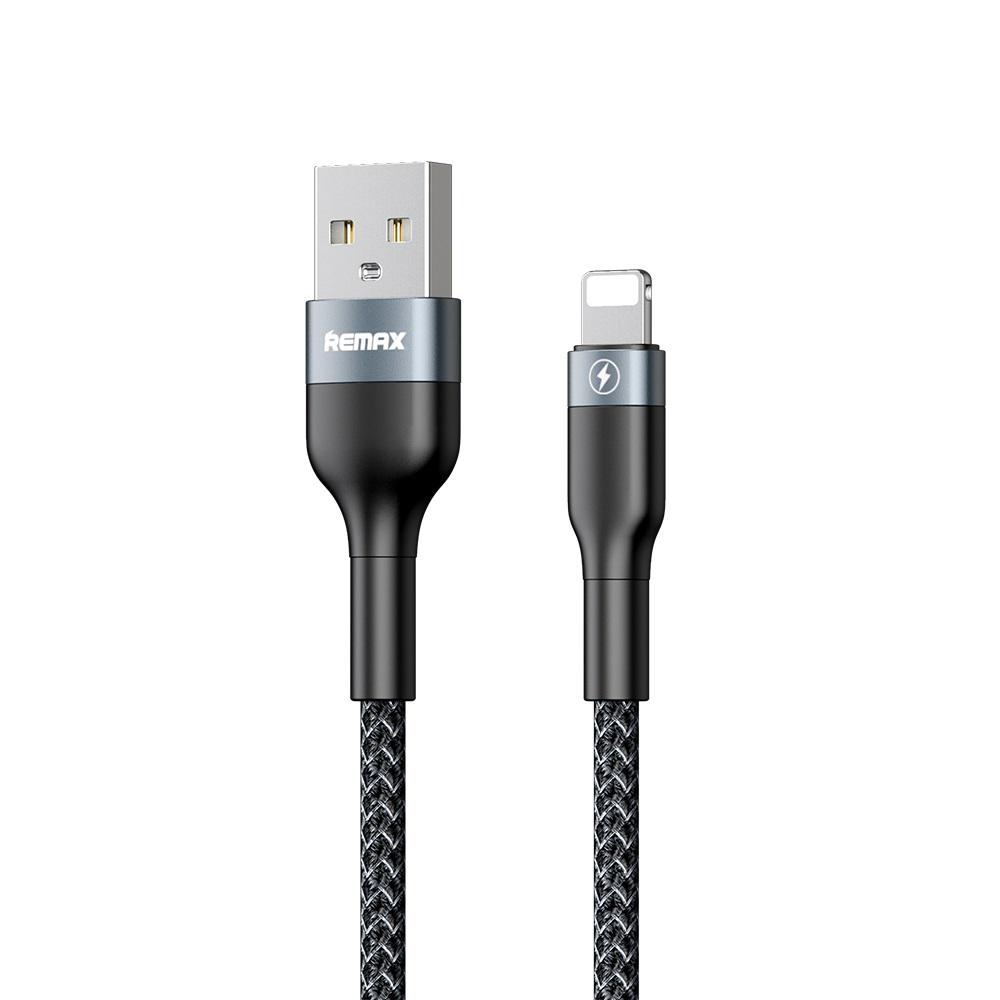 Кабель Remax Sury 2 USB 2,0 to Lightning 2,4A 1 м Черный (RC-064i-b)
