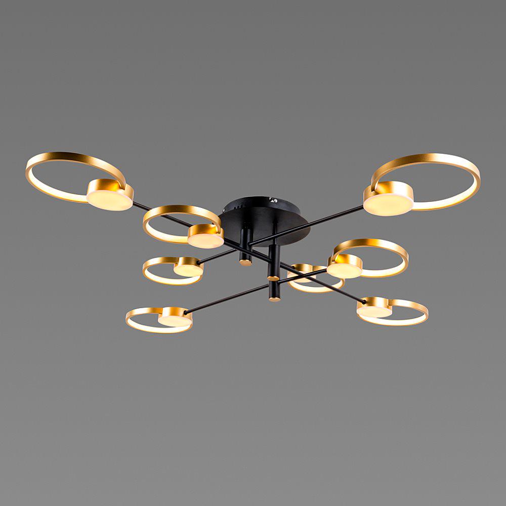 Люстра светодиодная акриловая Sirius Ш 1312/8 80W