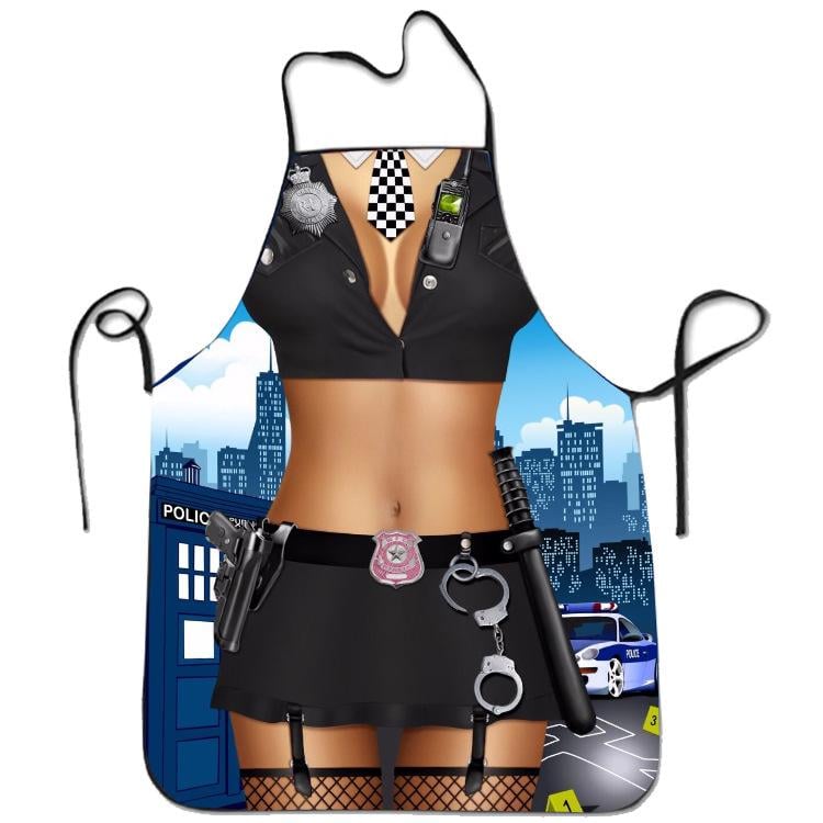 Фартук с приколом полицейская 80x60 см Разноцветный (50217)