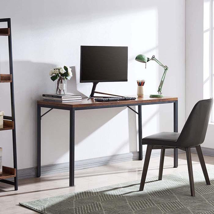 Комп'ютерний стіл у стилі Лофт StepLoft каркас металевий 140х60 см Дуб таверна (Comp-table-124)