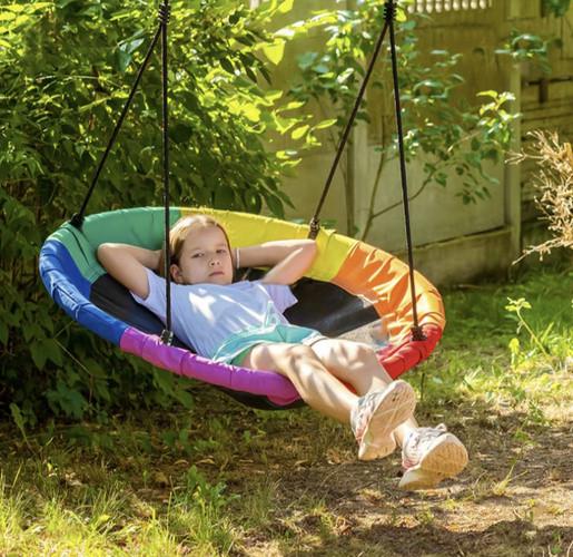 Дитяча гойдалка Kruzzel 25284 гніздо Лелеки 110 см до 150 кг (mx9754) - фото 10 Дитяча гойдалка Kruzzel 25284 гніздо Лелеки 110 см до 150 кг (mx9754) - фото 10