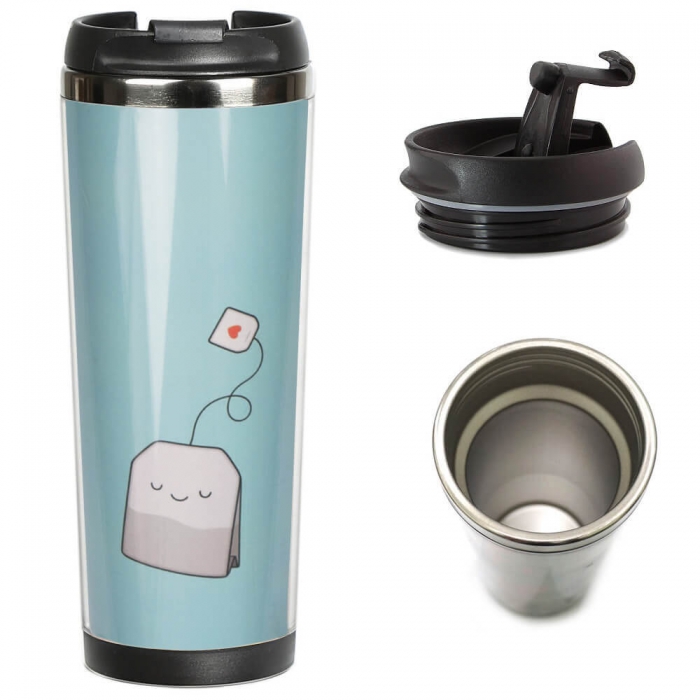 Термокружка ZIZ Чаёк 380 мл (21086) Термокружка ZIZ Чаёк 380 мл (21086)