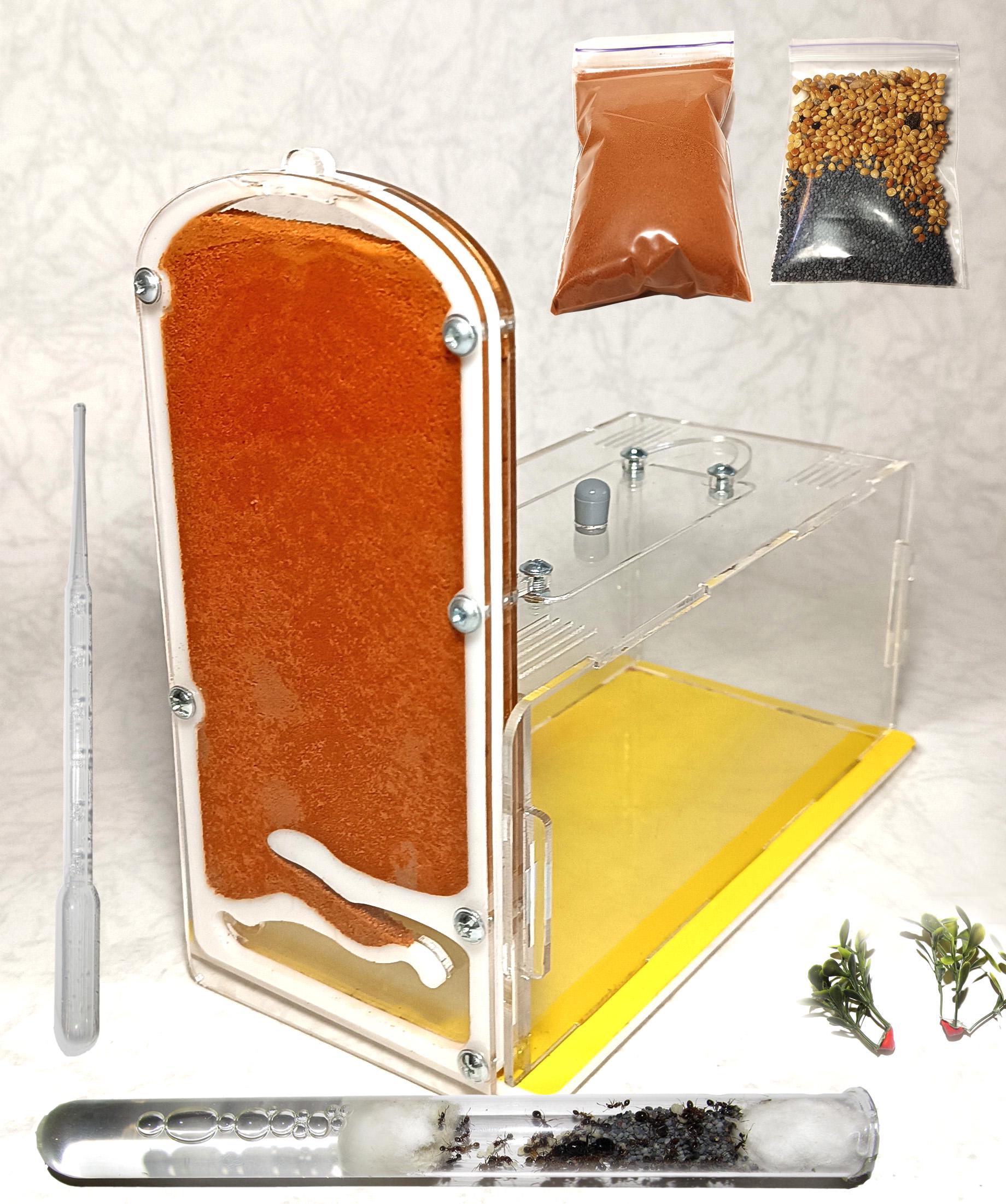 Муравьиная ферма Sand-Farm песочная вертикальная полный комплект