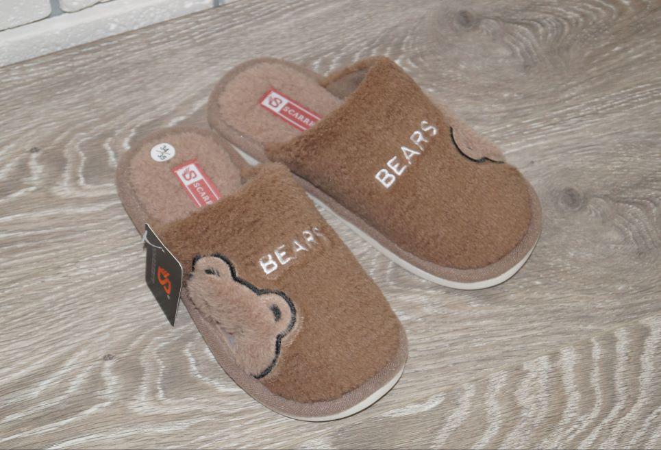 Тапочки комнатные Scarrhett р. 30/31 20 см Коричневый (30618-3031) - фото 2