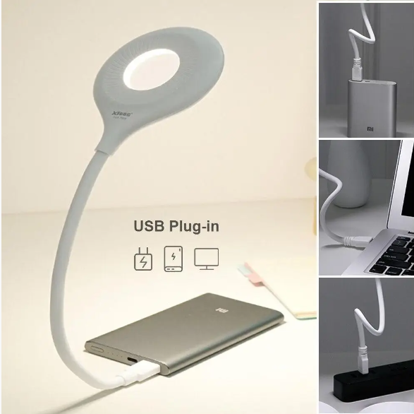 Лампа для ноутбука светодиодная Portable Lamp гибкая USB 2,5W Белый - фото 12