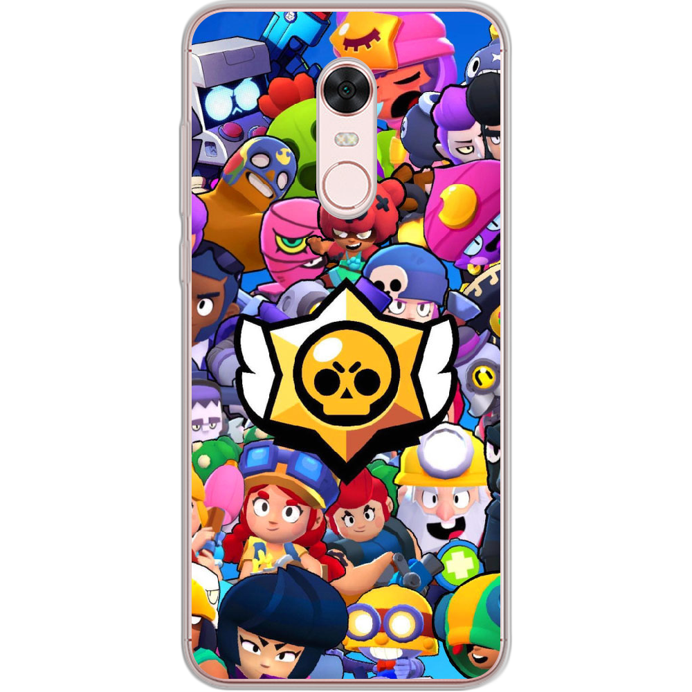 Чехол BoxFace Xiaomi Redmi 5 Plus Brawl Stars Прозрачный силикон (32522-up2389-32522)