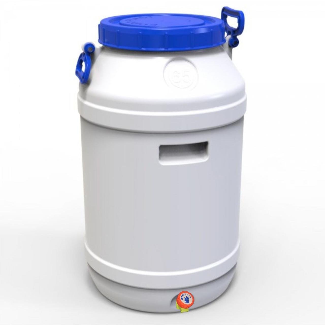 Бидон пищевой Евро Пласт с вентильным краном 65 л (172592) - фото 1 Бидон пищевой Евро Пласт с вентильным краном 65 л (172592) - фото 1