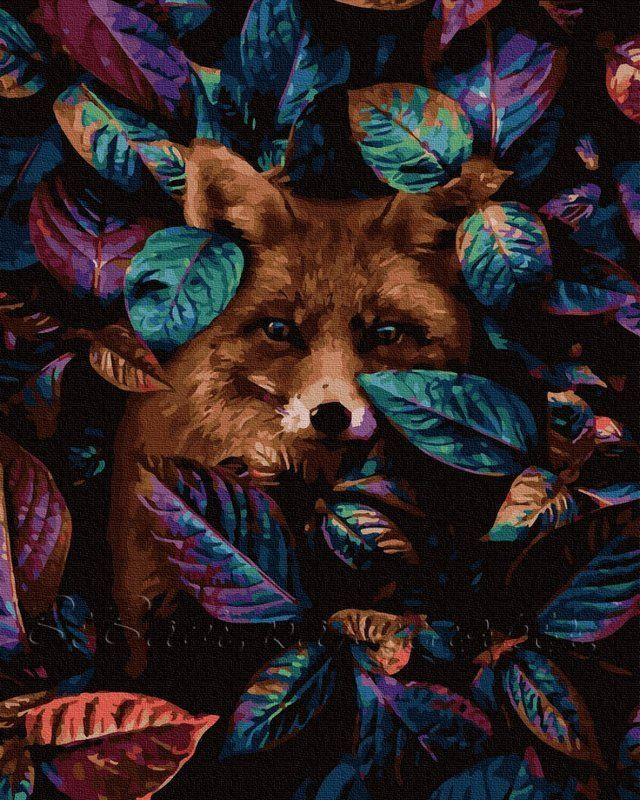 Картина по номерам Brushme Взгляд лисы (GX35635)