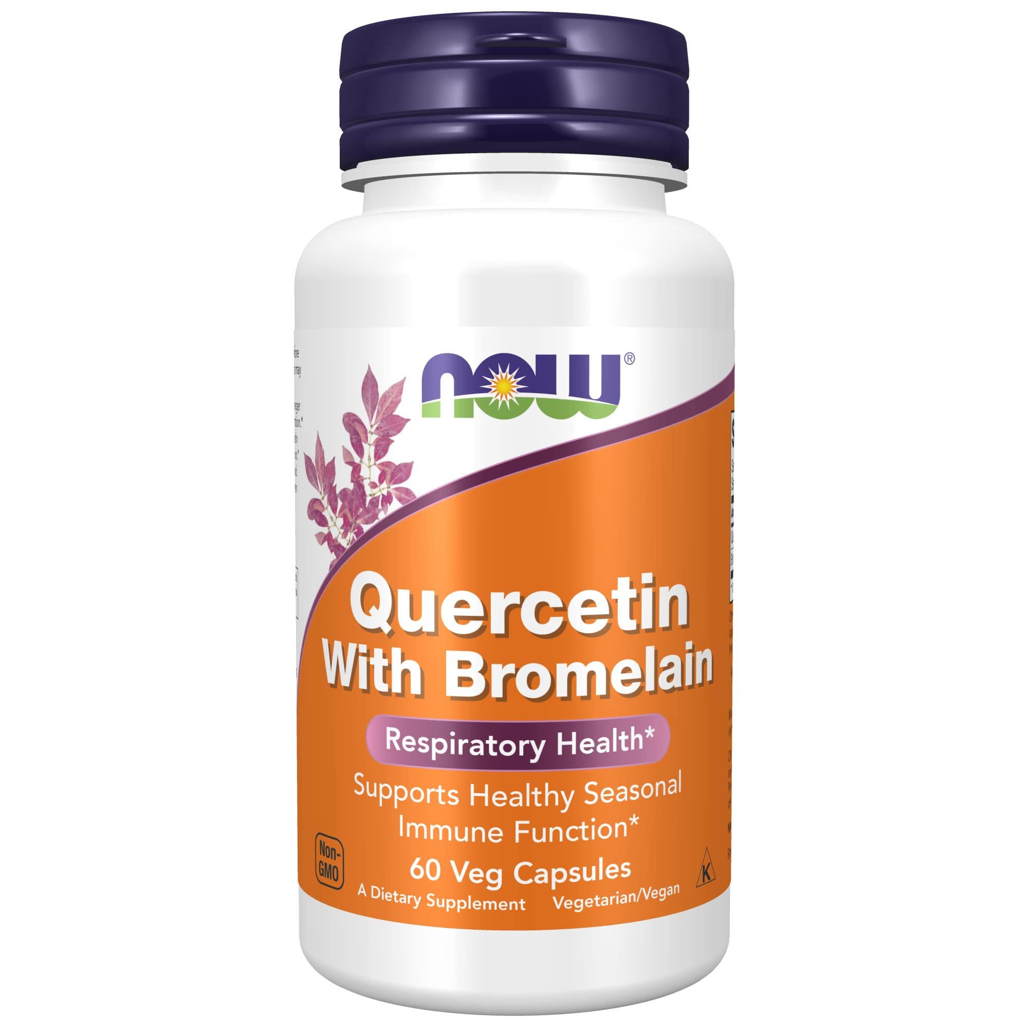 Кверцетин с бромелайном Now Quercetin With Bromelain 60 вег. капс.