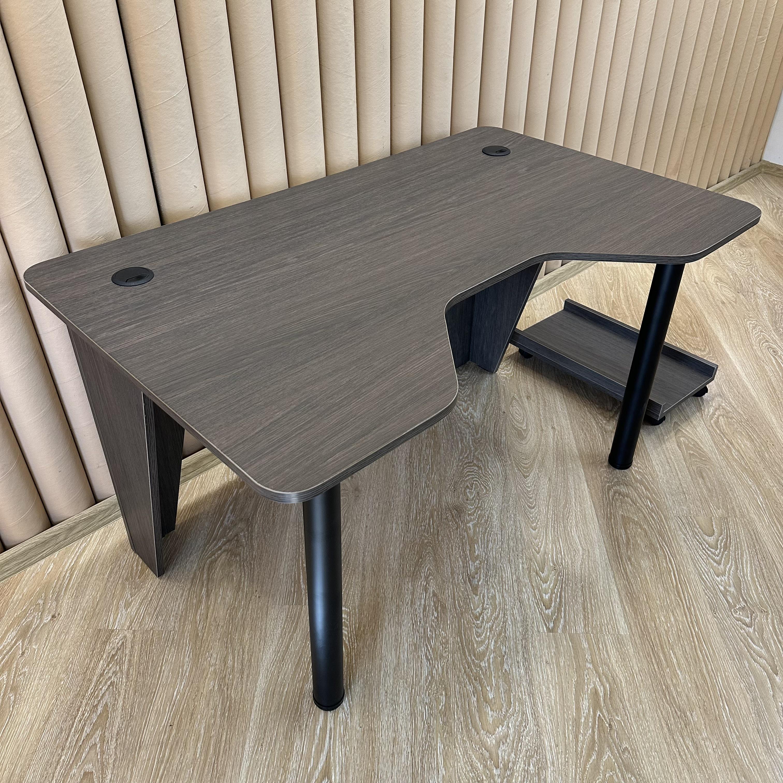 Стол компьютерный геймерский Drom Superellipse ЛДСП 18 мм Коричневый - фото 5 Стол компьютерный геймерский Drom Superellipse ЛДСП 18 мм Коричневый - фото 5