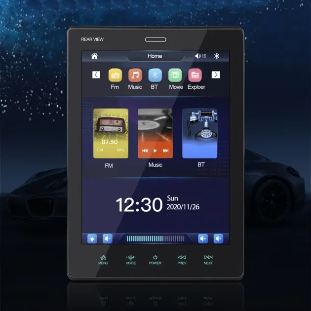 Автомагнітола Tesla Style з великим сенсорним екраном 2Din 9,5'' Bluetooth пульт (7577) - фото 10 Автомагнітола Tesla Style з великим сенсорним екраном 2Din 9,5'' Bluetooth пульт (7577) - фото 10