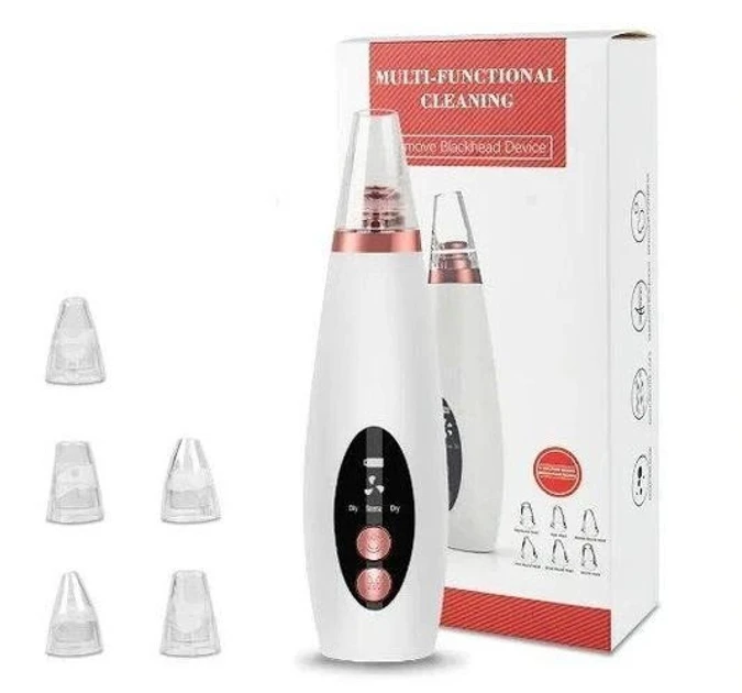 Аппарат для чистки кожи лица Multi Functional Cleaning вакуумный 850 мАч Аппарат для чистки кожи лица Multi Functional Cleaning вакуумный 850 мАч