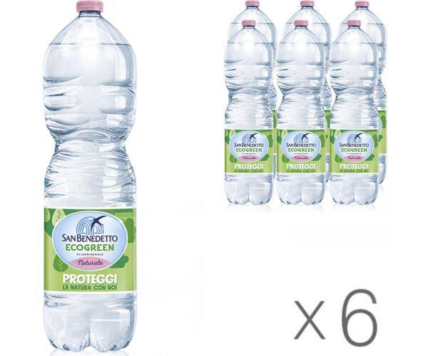 Вода минеральная негазированная San Benedetto EcoGreen 6 шт. х 2 л (18203) - фото 2 Вода минеральная негазированная San Benedetto EcoGreen 6 шт. х 2 л (18203) - фото 2