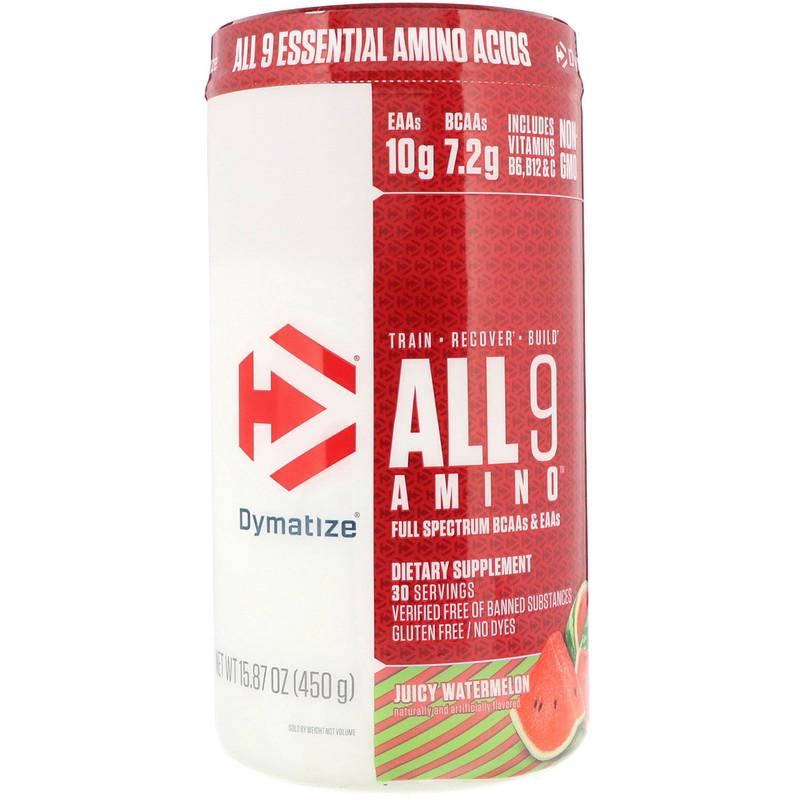 Аминокислота Dymatize All9 Amino 450 г Арбуз (5346V9417) Аминокислота Dymatize All9 Amino 450 г Арбуз (5346V9417)