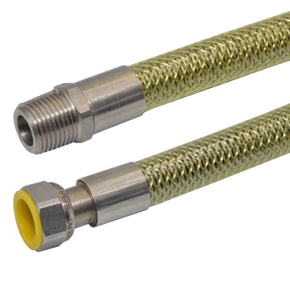 Газовый шланг Parigi SuperGas ВН 1/2x1/2" 0,75 м из нержавеющей стали (T04S25S20750)