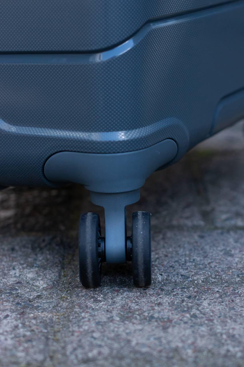 Чемодан пластиковый Nuri 1908 S Серый (11823461) - фото 3