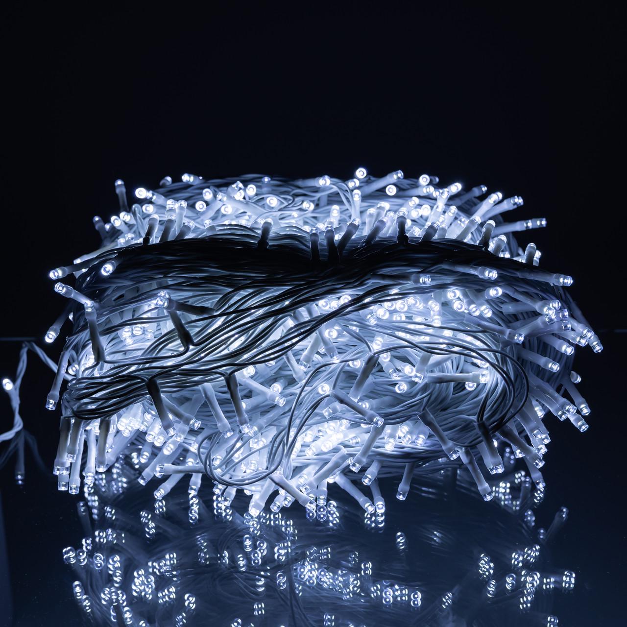 Гирлянда Нить уличная 1000 LED 100 м Белый (CF1000L100MWW)