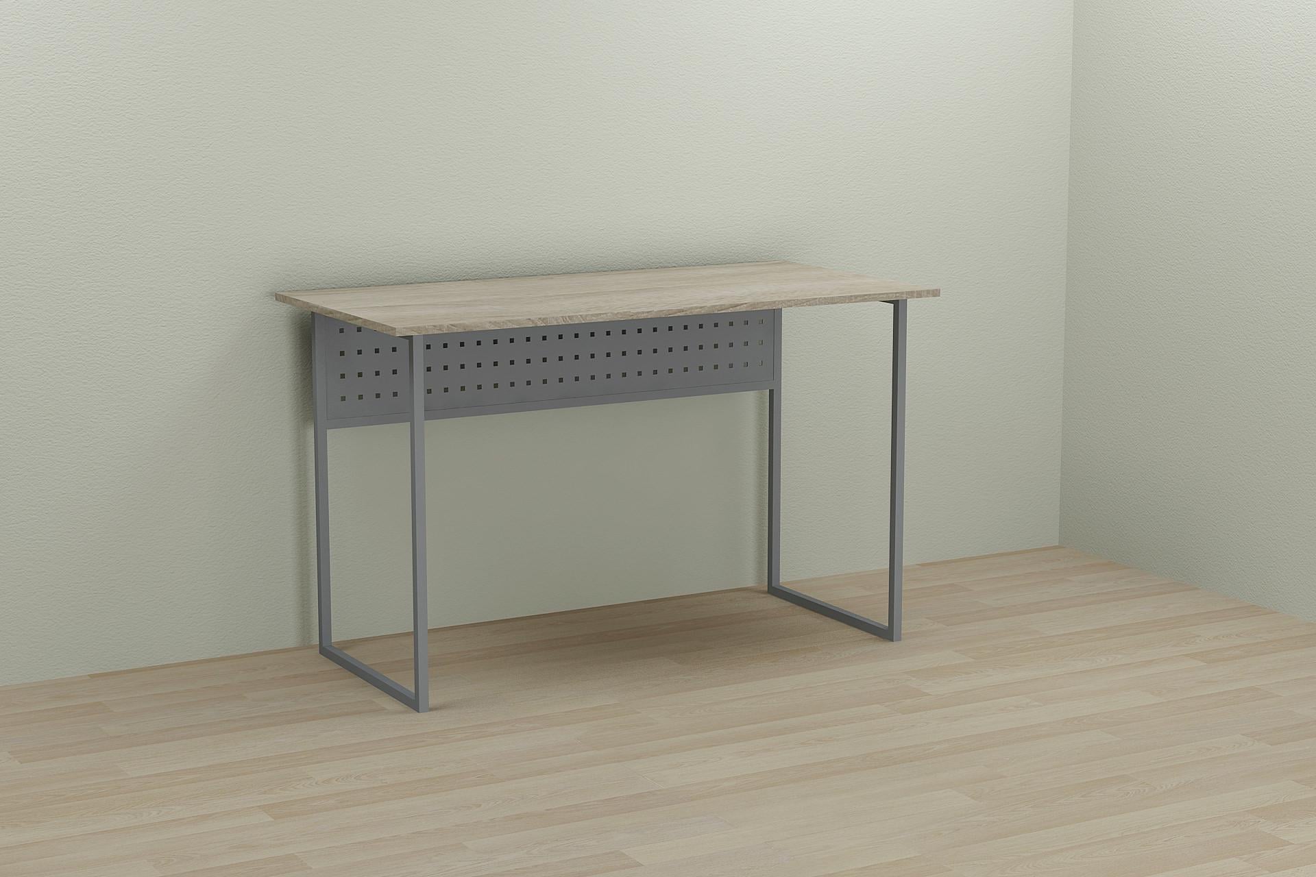 Стол компьютерный Ferrum-decor Майк ДСП 16 мм 75x140x70 см Серый/Дуб Сонома (FRD-101818)