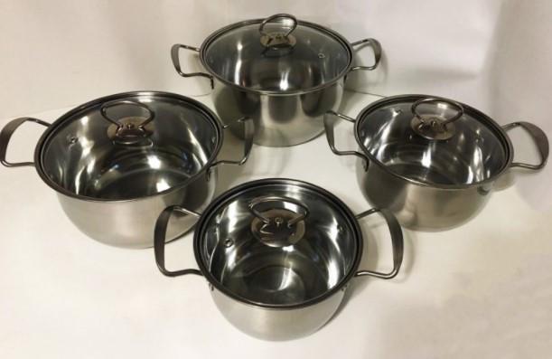 Набір каструль Unique UN-5072 8 предметів (5517) - фото 4 Набір каструль Unique UN-5072 8 предметів (5517) - фото 4