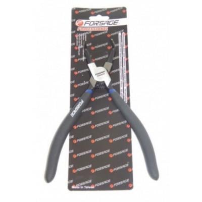 Знімач стопорних кілець вигнутий Forsage F-609180HB на стиск 90° L-180 мм в блістері (13309800)