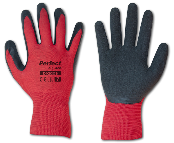 Перчатки защитные Bradas Perfect Grip Red латекс р. 11 (RWPGRD11)