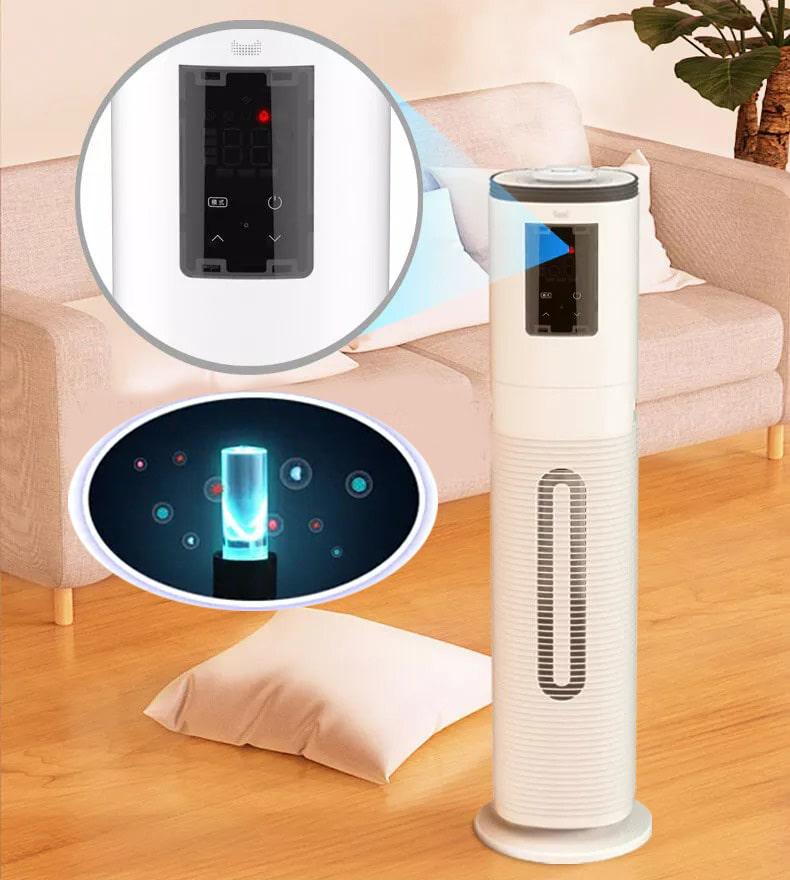 Увлажнитель воздуха ультразвуковой Giant-101 с пультом ДУ и ультрафиолетовой лампой 8 л (HQ-JS915) - фото 10