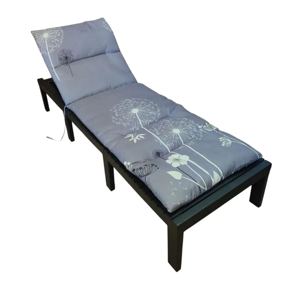 Матрац для лежака ROLL Кульбаби поліестер/сінтепон бязь 190х63х4 см Сіро-бежевий/Білий (3949) - фото 1 Матрац для лежака ROLL Кульбаби поліестер/сінтепон бязь 190х63х4 см Сіро-бежевий/Білий (3949) - фото 1