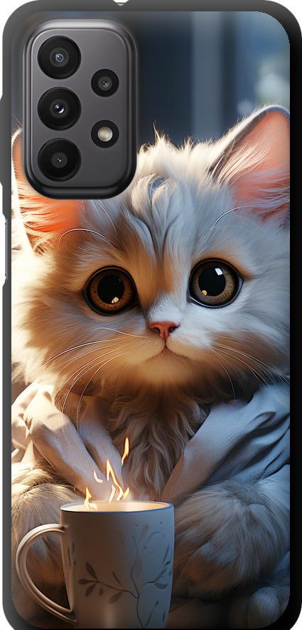 Чехол на Samsung Galaxy A23 A235F White cat (5646b-2587-42517)