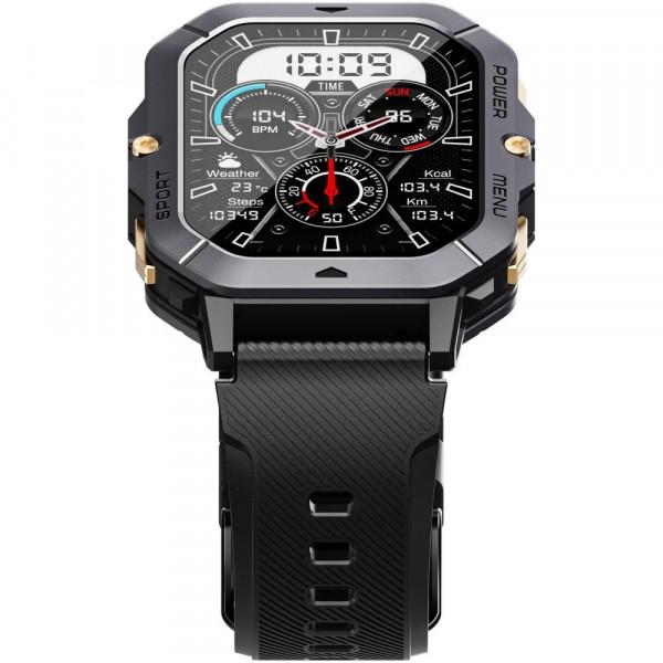 Смарт-годинник Oukitel BT101 захищений корпус Rugged дисплей LCD 2,02" 410 mAh Bluetooth 5.3 Чорний (623938) - фото 4 Смарт-годинник Oukitel BT101 захищений корпус Rugged дисплей LCD 2,02" 410 mAh Bluetooth 5.3 Чорний (623938) - фото 4