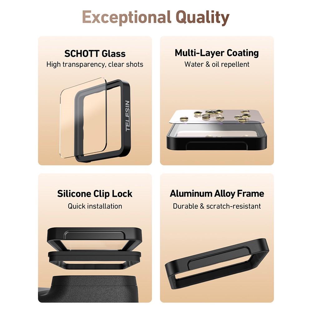 Набір світлофільтрів Telesin S5-FLT-27-TIS для Insta360 Ace Pro/Ace Pro 2 CPL/ND8/ND16/ND32 - фото 7 Набір світлофільтрів Telesin S5-FLT-27-TIS для Insta360 Ace Pro/Ace Pro 2 CPL/ND8/ND16/ND32 - фото 7