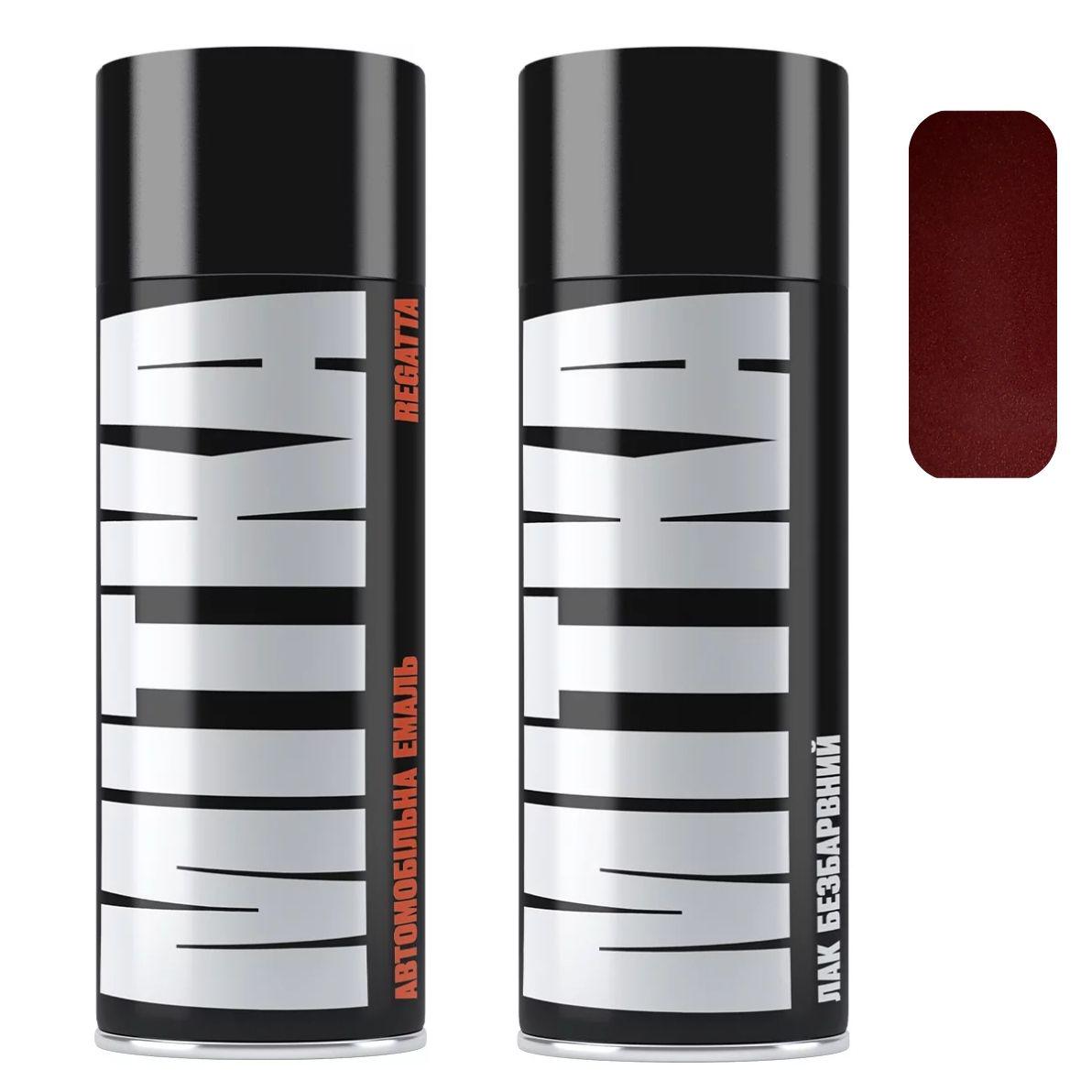 Эмаль базовая MITKA 128 Искра металлик 400 мл с лаком 400 мл (MI1128_1)