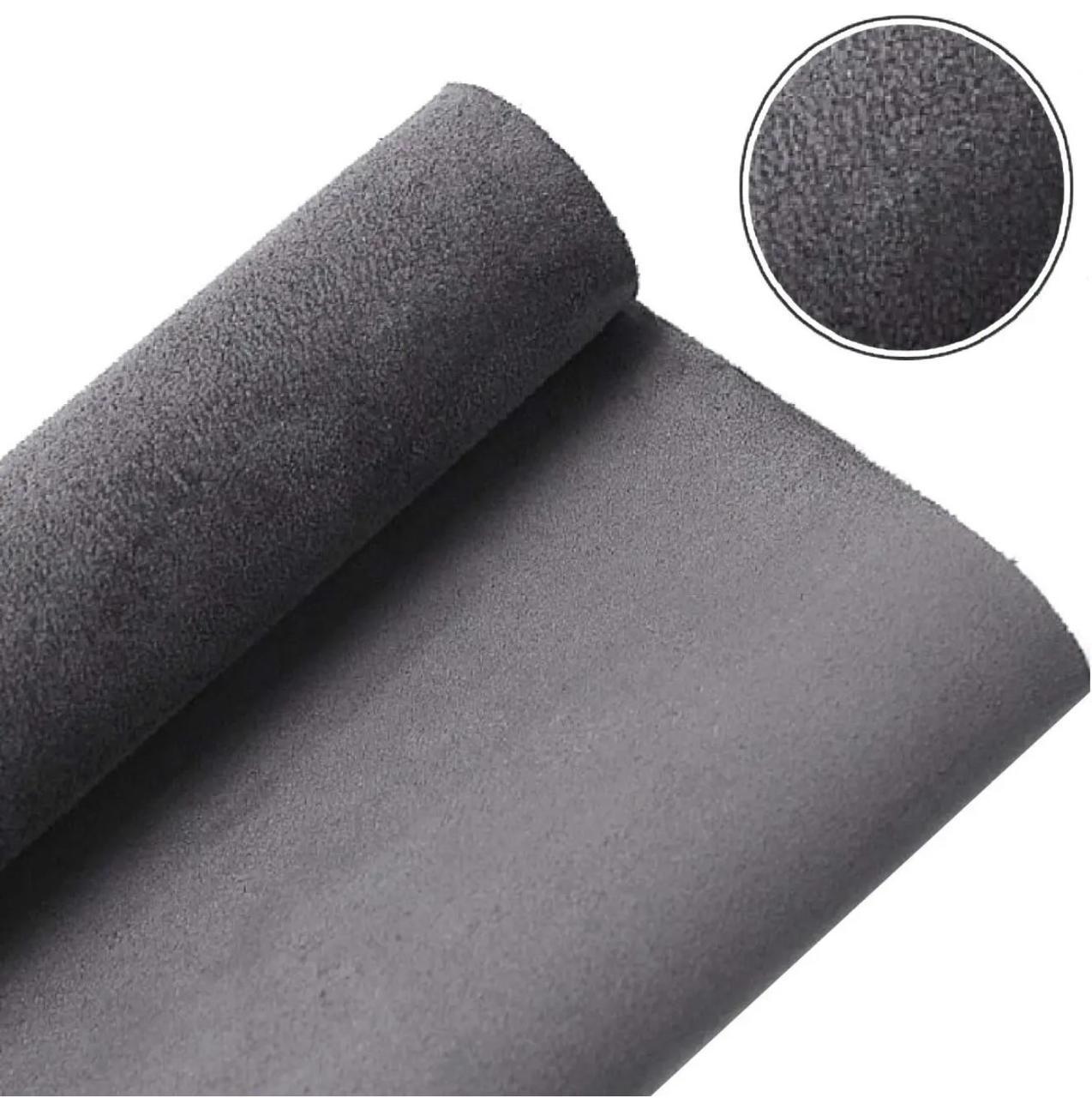 Алькантара самоклейна для салону авто 100x150 см Темно-сірий (2809470364) - фото 2 Алькантара самоклейна для салону авто 100x150 см Темно-сірий (2809470364) - фото 2