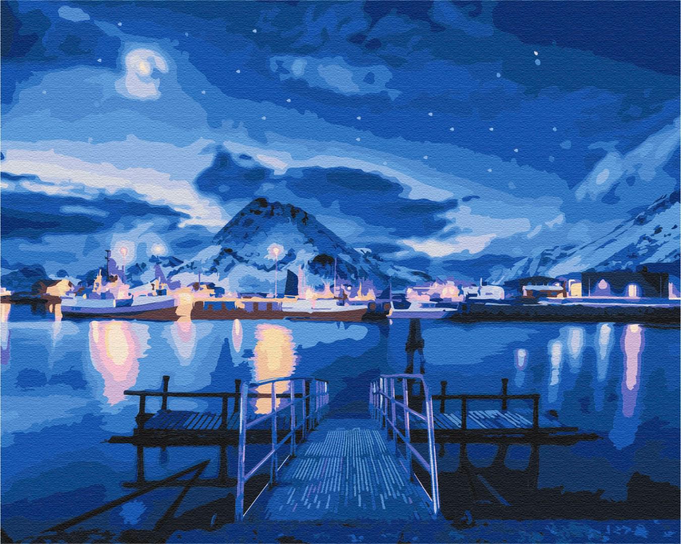 Картина по номерам Brushme Северное сияние 40x50 см (BS52595) Картина по номерам Brushme Северное сияние 40x50 см (BS52595)