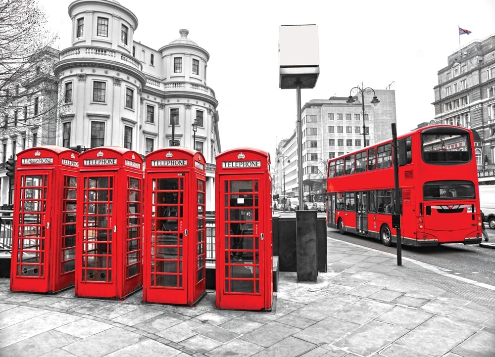 Фотообои WS Wallpaper Лондон 360x260 см (31022) Глянец