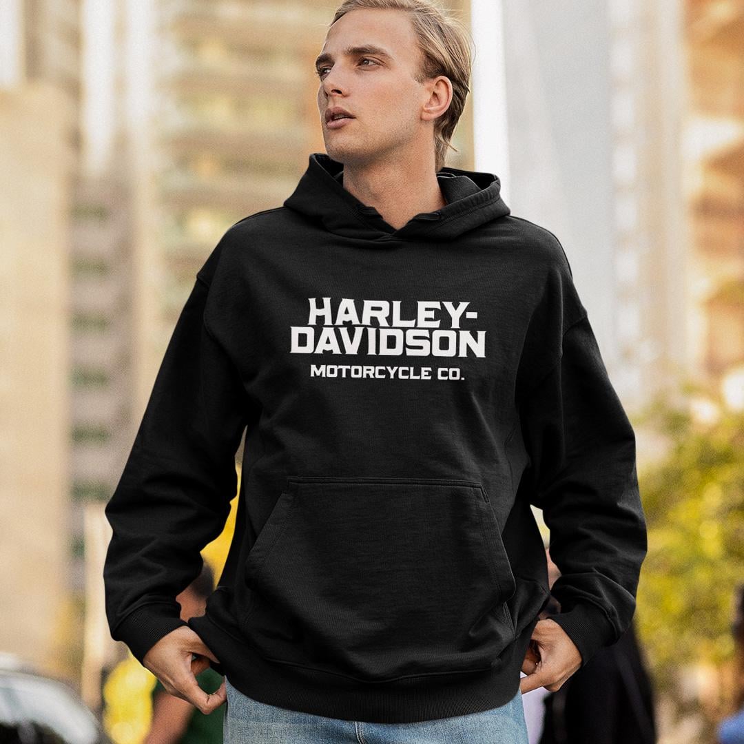 Худи флисовый унисекс Harley Davidson Superior Quality Since 1903 XS Черный
